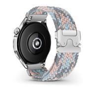 RoYiio Strap for Xiaomi Watch S4 Bands Redmi Watch 5 Active/Lite Strap Soft Breathable Comfort 22mm Woven Nylon Band for Huawei GT 5 Pro 46mm /Garmin Venu 3 /Forerunner 265 - X Pink Blue Gray