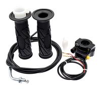 Royitay 7/8 Inch 22mm Twist Throttle Accelerator Handle Grips and 75" Long Throttle Cable With ON OFF Switch Set for 33cc 43cc 49cc Zooma Stand Up Gas Scooter