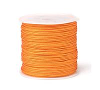 ROYJJ 1 Roll String for Bracelets Making 0.8mm 49 Yards Knotting Cord Beading Beads Thread Colored Craft String Wire Rope Red string bead skewer