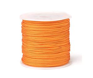 ROYJJ 1 Roll String for Bracelets Making 0.8mm 49 Yards Knotting Cord Beading Beads Thread Colored Craft String Wire Rope Red string bead skewer