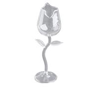 ROYJJ 100ml Fancy Red Wine Rose Shape Goblet Cocktail Glasses Elegance Perfect Exquisite And Unique Glass Easy Use Stemmed Glass
