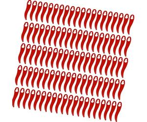 ROYJJ 100Pcs Garden Mower Replacement Slices, 92mm Grass Trimmer Slices Lawns Mower Cordless Strimmers Cutting Slices Red garden lawn garden mower lawn mower plastic blade