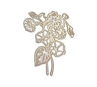 ROYJJ 1Set Morning Glory Metal Cutting Dies Photo Album Decoration Accessories For Journal Diary Decoration Supply Metal Cutting Dies For Card Making