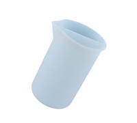 ROYJJ 2-grid split glue silicone measuring cup Large Capacity Silicone Split Cup 120ML Tool Flexible Silicone Divided Cup for Resin and Paint Pouring