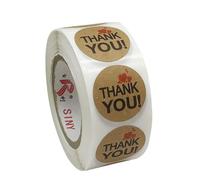 ROYJJ 500/2500pcs Thank You Stickers Seal Labels For Wedding Party Envelope Stationery Sticker Sticker Roll Holder