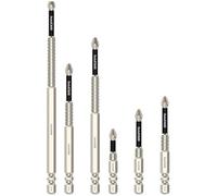 ROYJJ 6Pcs K5 Screwdriver Bit Hexagon Shank Impacts Electric Drill Bit Set Screw Drill Head Power Tools Drill Attachment Part K5 impact-resistant and non-slip bit
