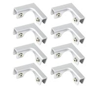 ROYJJ 8pcs Tile Connector clip Aluminum Corner Tile Joining Clip for Easy & Secure Tile Installation in Kitchens & Bathroom Tile Clip National folder