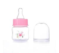 ROYJJ Baby Bottle Portable Baby Nursing Bottle 1.7oz Wide Neck Natural Flowing Easy to Milk Bottle for Infant Pet Dog Bottle