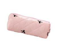 ROYJJ Bowknot Pattern Pencil Case for Student Girl Women Large Capacity Pen Pouches Pencil Organizers Bag Travel Cosmetic Bag Large Capacity Student Case