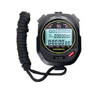 ROYJJ Classic Waterproof Digital Professional Handheld LCD Handheld Sports Stopwatch Timer Stop Watches With String For Sports Cooking Timer With Alarm