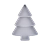ROYJJ for Creative Christmas Tree Shape Plates Dry Fruits Compartment Bowl Storage Containers with Lids Airtight