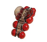 ROYJJ Hair Claw Clip Princess Theme Hair Jaw Clamps Fun Ladybirds Hair Catch Barrettes Strong Hairpin for Girls Ladybug Large Gripper