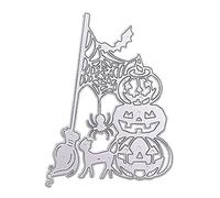 ROYJJ Halloween Pumpkin Metal Cutting Dies Stencil Scrapbooking Album Paper Card Template Mold Embossing Craft Decoration Cutting Dies Stencil