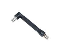 ROYJJ L Shape Wrench 1/4inch Socket Wrench Double Head Screwdriver Bit Hand Tool for Metal Wood Workers Builders Professional