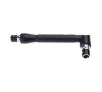 ROYJJ L Shape Wrench 1/4inch Socket Wrench Double Head Screwdriver Bit Hand Tool for Metal Wood Workers Builders Professional