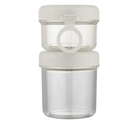 ROYJJ Leakproof Portable Breakfast Cup with Spoon and Lid Suitable for Multifuntional Use in Office School Or Outdoor Picnics Portable Breakfast Cup