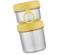ROYJJ Leakproof Portable Breakfast Cup with Spoon and Lid Suitable for Multifuntional Use in Office School Or Outdoor Picnics Portable Breakfast Cup