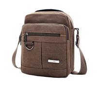 ROYJJ Men's Canvas Small Crossbody Bag For Daily Commute And Business Meetings Multifunctional Shoulder Satchel Purse Handbag Casual Crossbody Handbag For Men
