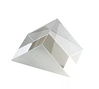 ROYJJ Rainbow Opticals Triangular Glass Mirrored Light Spectrum Reflecting Refracting Physics Experiment Equipment