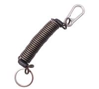 ROYJJ Retractable Elastics Keychains Retractable Spring Coiled Stretchy Keychains Spring Keychains Stretchy Spirals Keyring Coil Spring Keychains Hook Hook Retractable