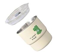 ROYJJ Sturdy 304 Stainless Steel Coffee Cup Funny Animal Panda Designs Mug for Kids and Professional Unique Cute Coffee Cup
