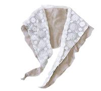 ROYJJ Women Vintage Scarf Shawl Wrap Triangular Shawl Wrap Shoulder Wrap Shrug embroidery Shoulder Wrap Evening Neckerchief Triangle sling small sling