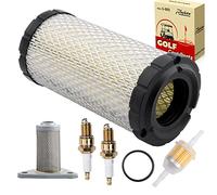 Roykaw EZGO Tune Up Kit with Air Filter Oil Filter Spark Plug Fuel Filter for 2005-2009 TXT or 1996-Up ST 350 Gas Models