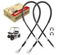 Roykaw Golf Cart Brake Cable Kit Compatible with Club Car DS 2000-up Gas & Electric, Brake Cable for Drive & Passenger Side, w/Mounting Component, OEM# 102022101, 1019907