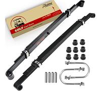 Roykaw Golf Cart Heavy Duty Rear Leaf Springs for Club Car Precedent 2004-up Gas & Electric Models, with Bushings Sleeves and U Bolt Kit, Replaces OEM # 102509301, 102513001 - (4 Leaf)