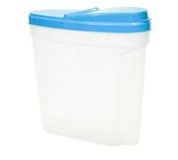 Royle Home Plastic 4.8 Litre Plastic Reusable Dry Food Storage Cereal Dispenser Box (Blue)