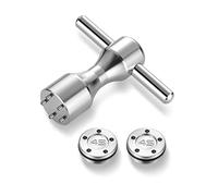 ROYMADE Golf Putter Weights for Scotty Cameron 2pcs 5g/10g/15g/20g/25g/30g/35g/40g/45g with Wrench Kit Set Compatible with Titleist Scotty Cameron Putter Newport (2pcs 45g+Wrench)