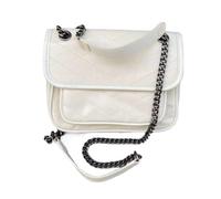 Roymi Crossbody Bag Vintage Genuine Leather Wax Cowhide Women's Chain Bag Messenger Bag Underarm Crossbody Bag, Green, One Size, Green, One Size, Green, One Size