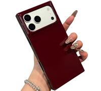 RoyMonkey Compatible with iPhone 17 Pro Max Case, Burgundy