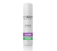 Roys Cosmetics Collagen & Aloe Vera Lip Balm Stick - Hydrating & Nourishing Lip Care with Vitamin E, Shea Butter & Jojoba Oil - Moisturises, Soothes & Repairs Dry, Chapped Lips - 5g