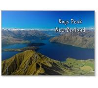 Roys Peak Summit, One of The Best Track in New Zealand. Close to Wanaka, Fridge Magnet