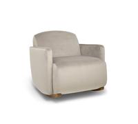 Royton Nursing Chair - Stone Velvet Stone