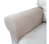 Roytub Stretch Couch Arm Covers, Breathable Armrest Covers for Sofas and Chairs Arm Covers Keep Your Home Clean, Scratch-Resistant Sofa Arm Covers can Decorate and Protect Your Sofa(2 PCS, Sand)