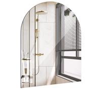 ROYUEXT Arched Wall Mirror, 40 x 30 cm Self-Adhesive Frameless HD Glass Wall Mirror for Bathroom, Bedroom, Ardrobe Doors, Gym, Fitting Room