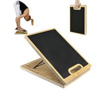 ROYUEXT Wooden Calf Stretcher Board Non-Slip Balance Board Professional Slant Board for Hamstring Stretching Adjustable Angles Slant Board for Outdoor, Gym, and Home Use