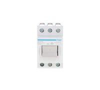 Hager Main Switch 63A 230/400V 3-Pin Grey for DIN Rail Mounting SH363N