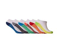Rozgul 12 Pairs Men's Trainer Socks Fresh Feel Cotton Rich Blend Ankle Invisible Socks Uk Size 6-11