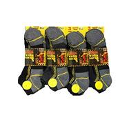Rozgul 3 Pairs of Mens Ultimate Work Trainer Socks with Re-inforced Heel and Toe/UK Size 6-11 Eur 39-45