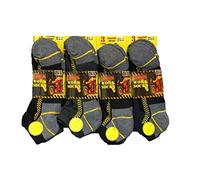 Rozgul 3 Pairs of Mens Ultimate Work Trainer Socks with Re-inforced Heel and Toe/UK Size 6-11 Eur 39-45