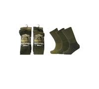 Rozgul 6 Pairs Men's Military Socks Army Thermal Hiking Boots Walking Patrol Combat Boots warm Cotton Rich Socks Size 6-11 (6)