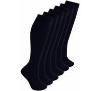 Rozgul CHILDREN'S BACK 2 SCHOOL 6 PAIRS NEW KNEE HIGH COTTON RICH SCHOOL SOCKS GIRLS LONG SOCKS-GIRLS KNEE LENGTH SOCKS ALL SIZE