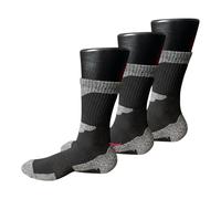 Rozgul Men's Cushioned Crew Sports Socks - 6 Pairs | UK Size 6-11 | Everyday Comfort & Support | Breathable, Durable Cotton Blend - Uk Size 6-11 - Black