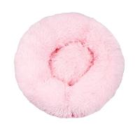 Rozhuhro Cat Bed Dog Bed Sofa Doughnut Kennel Warm Plush Round Pet Bed, Soft Plush Calming Beds with Non-Slip Bottom, for Puppies, Kittens, Small Pets House Pet Supplies,pink 2,40CM