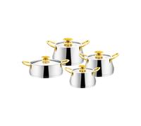 Rozi Azura Collection 8-piece Stainless Steel Cookware Set