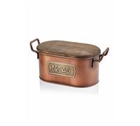 Rozi Copper Bread Bin With Lid