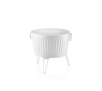 Rozi Foldable White Plant Pot - 45 Cm (H) X 43 Cm (Dia)